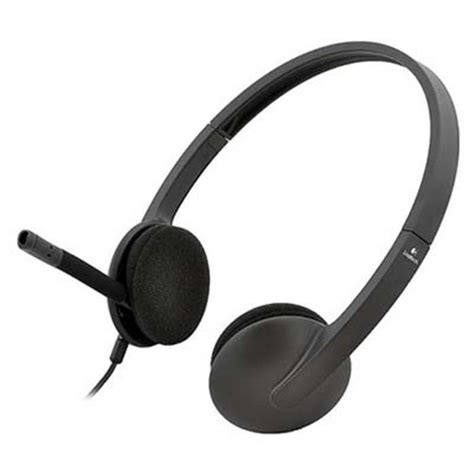 981-000475 - Logitech Headset H340 USB Stereo Internet headset over the head type with adjustable lightweight design 